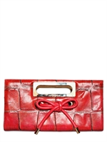 VIKTOR&ROLF - POCHETTE IN PELLE STAMPA COCCODRILLO