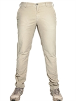 REAL THING BY MASON'S - 18CM STRETCH COTTON GABARDINE TROUSERS