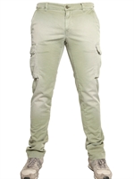 REAL THING BY MASON'S - 18CM STRETCH GABARDINE CARGO TROUSERS