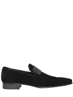 DSQUARED - GROSGRAIN BOW VELVET LOAFERS