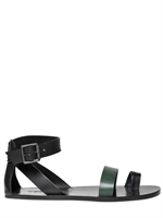 DSQUARED - BICOLOURED CALFSKIN SANDALS