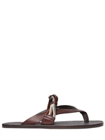 DSQUARED - MULTICOLOURED ROPE CALFSKIN SANDALS