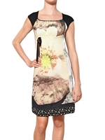 DIDIER PARAKIAN - VISCOSE CREPE FLOWER PRINT DRESS