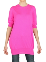 ANNAPURNA - MAGLIA IN CASHMERE LEGGERO A MANICHE CORTE