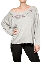 BEAYUKMUI - STEIN APPLIKATION FLEECE SWEATSHIRT