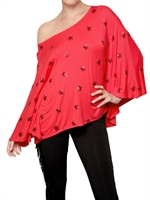 BEAYUKMUI - STERNEN PAILLETTEN JERSEY WEITES TOP