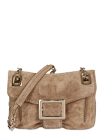 ROGER VIVIER - METRO MICRO WILDLEDER UMHÄNGETASCHE