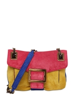 ROGER VIVIER - METRO MICRO WILDLEDER UMHÄNGETASCHE