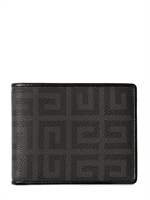 GIVENCHY - LOGO JACQUARD LEATHER EFFECT WALLET