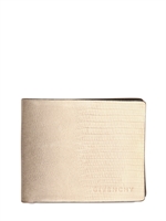 GIVENCHY - SNAKE PRINTED LEATHER WALLET