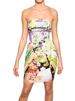 MARY KATRANTZOU - PRINTED COTTON VISCOSE WALLPAPER DRESS