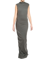 RICK OWENS - COTTON JERSEY LONG DRESS