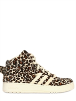 ADIDAS ORIGINALS BY ORIGINALS - HAARIGER LEOPARD SCHWANZ HOHE SNEAKERS
