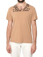 MAISON MARTIN MARGIELA - CHARITY JERSEY V-AUSSCHNITT T-SHIRT