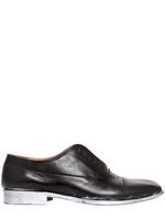 MAISON MARTIN MARGIELA - GEFÄRBTE SOHLE SMOOTH LEDER SCHNÜRSCHUHE