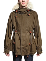 BURBERRY PRORSUM - FEINER TWILL HERITAGR PARKA MANTEL