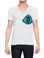 BURBERRY PRORSUM - BEDRUCKTES BAUMWOLL JERSEY T-SHIRT