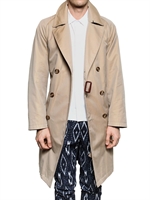 BURBERRY PRORSUM - HERITAGE COTTON GABARDINE OVERSIZED TREN