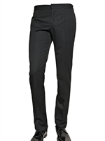 BURBERRY PRORSUM - 19CM GRAIN DE POUDRE WOOL TROUSERS