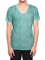 ATTACHMENT - T-SHIRT IN JERSEY DI COTONE DYED - VERDE