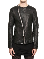 OBSCUR - LEDER JACKE WASHED