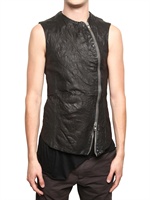 OBSCUR - VERWASCHENE WESTE LEDER JACKE