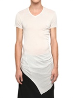 JULIUS - RAUSCHNITT RAYON SEIDEN JERSEY T-SHIRT