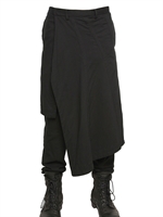 JULIUS - RAYON SILK TWILL SKIRTED TROUSERS