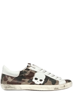 HYDROGEN - LEATHER SKULL VINTAGED CANVAS