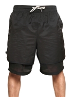 TOM REBL - DOPPELSCHICHT BAUMWOLL NYLON SHORTS