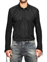 TOM REBL - BAUMWOLL POPLIN UND GAUZE HEMD