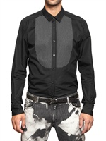 TOM REBL - NIETEN BAUMWOLL POPLIN HEMD