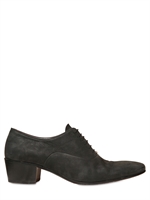 TOM REBL - 50MM MATTE LEDER SCHNÜRSCHUHE