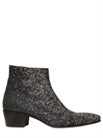 TOM REBL - 50MM STINGRAY EFFECT LEATHER BOOTS