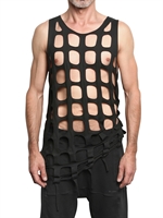 BR.UNO - AUSSCHNITT JERSEY TANK TOP