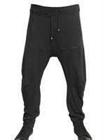 BR.UNO - STRETCH COTTON FLEECE TROUSERS