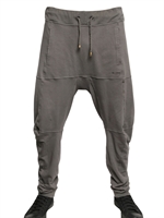 BR.UNO - STRETCH COTTON FLEECE TROUSERS