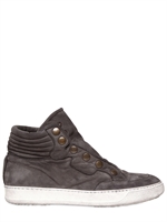 BB BRUNO BORDESE WASHED - NUBUCK DRUCK ZUNGE HOHE SNEAKERS