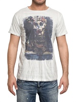 GORGEOUS - MARBELIZED HAWAII DRUCK JERSEY T-SHIRT