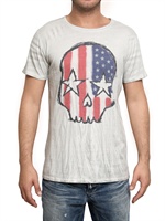 GORGEOUS - MARBELIZED FLAGGE JERSEY T-SHIRT