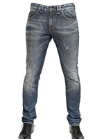 GALLIANO - 17,5CM SUPER SKINNY FIT DENIM JEANS