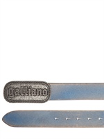 GALLIANO - CINTURA DI PELLE CON FIBBIA LOGO