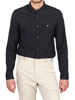 BURBERRY PRORSUM - ENGE PASSFORM POPELINE HEMD