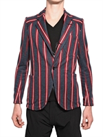 KIRYUYRIK - REGIMENTAL GESTREIFTE JERSEY JACKE