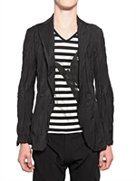 KIRYUYRIK - ZERKNITTERTE NYLON JERSEY JACKE
