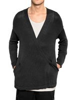 SILENT BY DAMIR DOMA - WICKEL LEINEN BAUMWOLL STRICK SWEATER