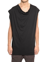 SILENT BY DAMIR DOMA - RAUSCHNITT DRAPIERTES JERSEY T-SHIRT