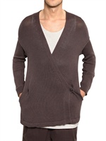 SILENT BY DAMIR DOMA - WICKEL LEINEN BAUMWOLL STRICK SWEATER