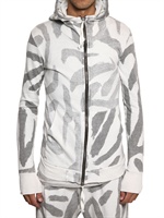 SILENT BY DAMIR DOMA - SOFT PRINTED FLEECE HOODED SWEATSHIRT