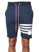 THOM BROWNE - RAUSCHNITT BAUMWOLL FLEECE SHORTS